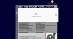 Desktop Screenshot of marcas-panama.com