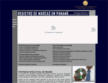 Tablet Screenshot of marcas-panama.com